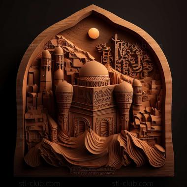 3D model Al Hashimiyah in Jordan (STL)